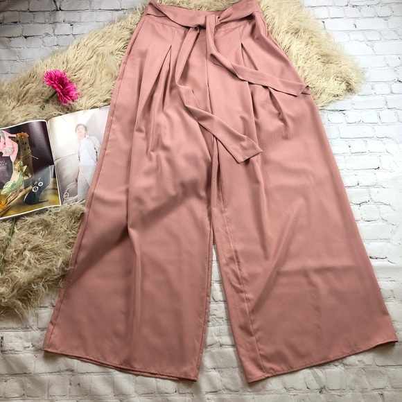 Papaya Pants - Papaya Blush Wide Leg Pants